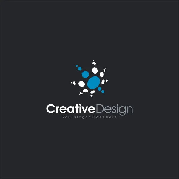 Logo Levél Ikon Tervezési Vektor Illusztráció Ikon Design Levél Szimbólum — Stock Vector
