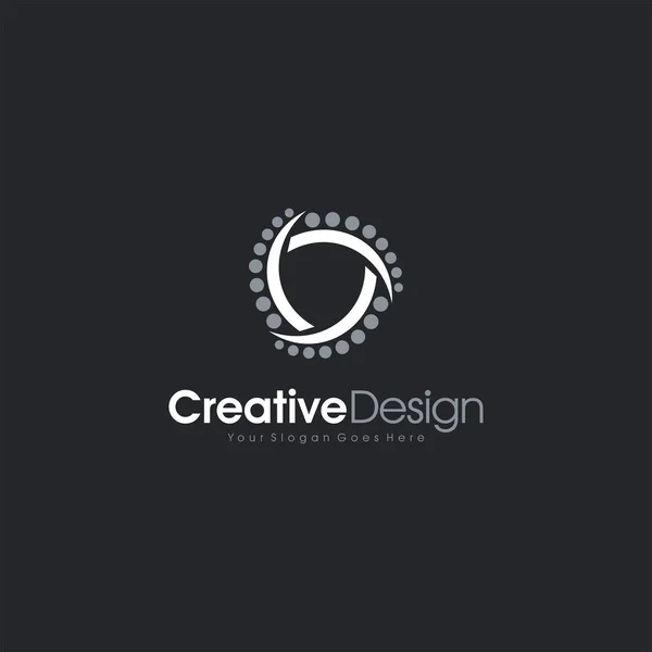 Abstracte Logo Icon Tri Icon Logo Circle — Stockvector