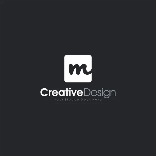 Lettre M logo initial M Design — Image vectorielle