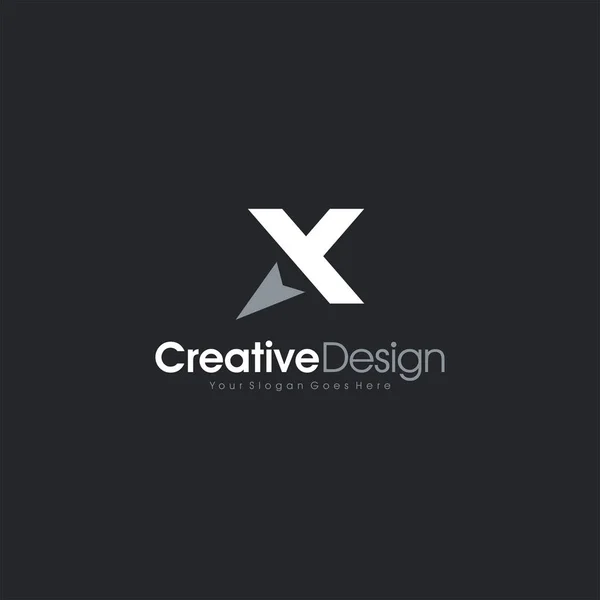 Bokstav X logotyp ikon design mall element X — Stock vektor
