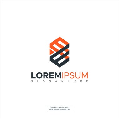 Illustration Vector Initial Em Me Letter Logo modern ve zarif stil tasarımı. iş logosu tasarım şablonu