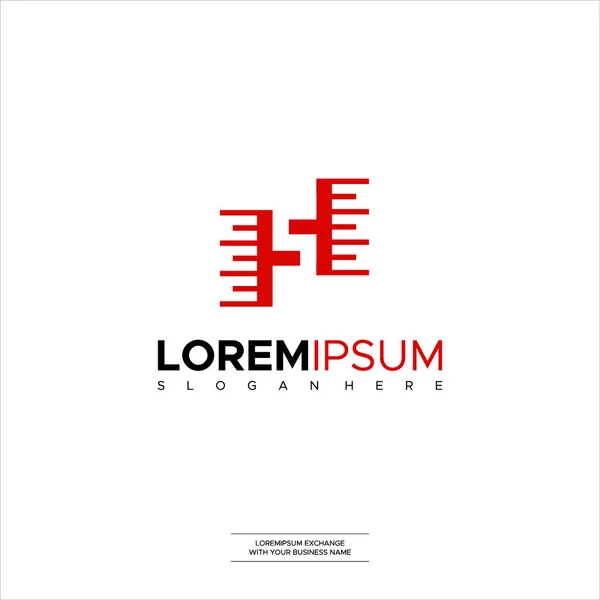 Initial HS Letter Logo Modern FInance Abstract Logo Template Design — Stock Vector
