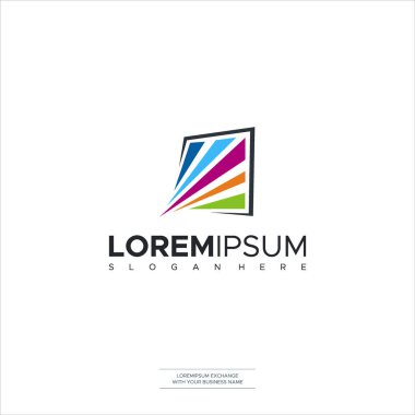 Yaratıcı Tasarım Dijital Vektör Logo İş Şablonu Tasarımı