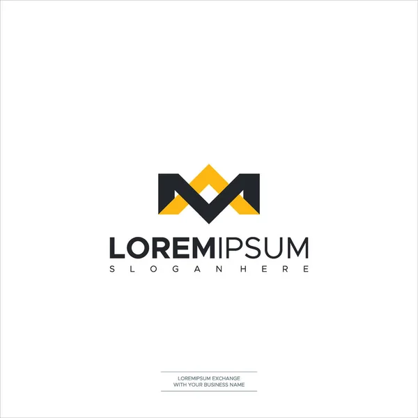 Lettera MA logo iniziale M A Creative Modern Letters Vector Icon logo Illustrazione — Vettoriale Stock