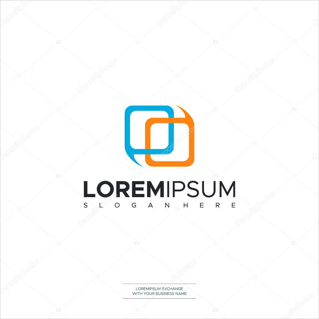 Letter PD logo icon design template elements Vector Illustration