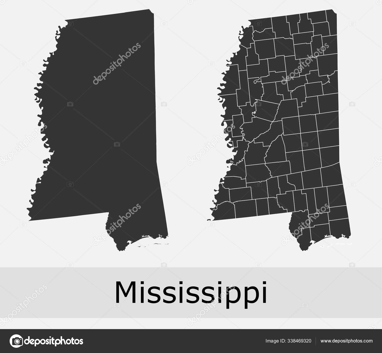 State Outline - Mississippi - Chocolate Musings