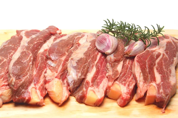 bistec de ternera, cuello