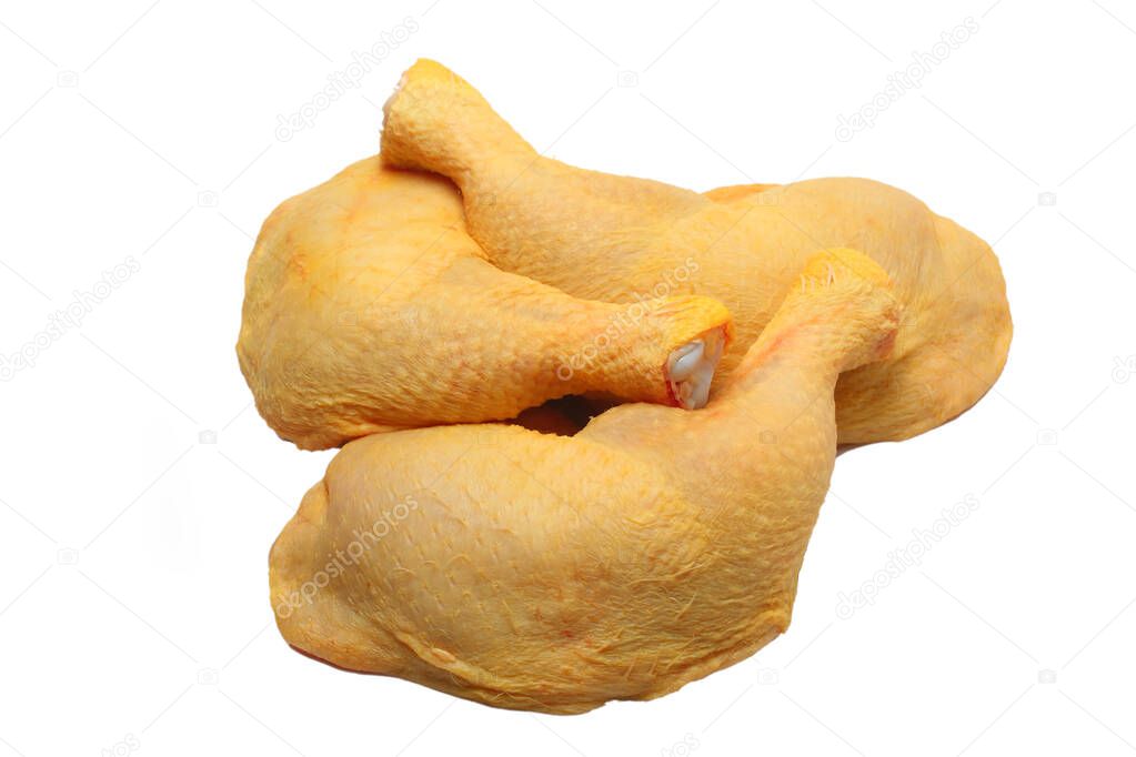 yellow chicken meat, thighs