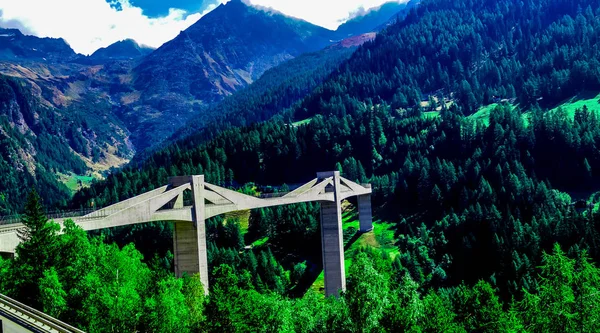 Simplón Paso Alpino Los Alpes Entre Los Alpes Peninos Lepontianos —  Fotos de Stock