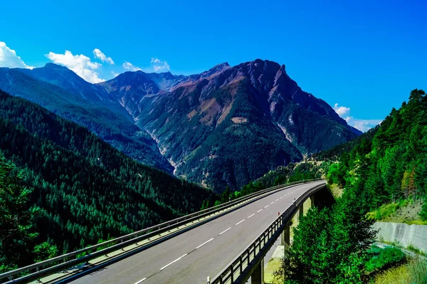 Simplon Alpine Pass Alps Pennine Lepontian Alps Switzerland Its Height — 스톡 사진
