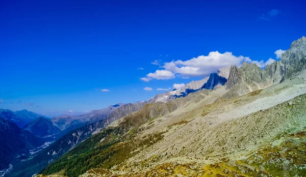 Mont Blanc Een Kristallijn Massief Met Een Hoogte Van 4810 — Stockfoto