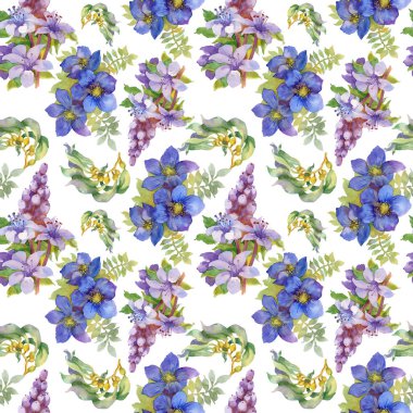 Yaz aylarında Bahçe çiçek deseni