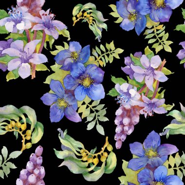 Yaz aylarında Bahçe çiçek deseni