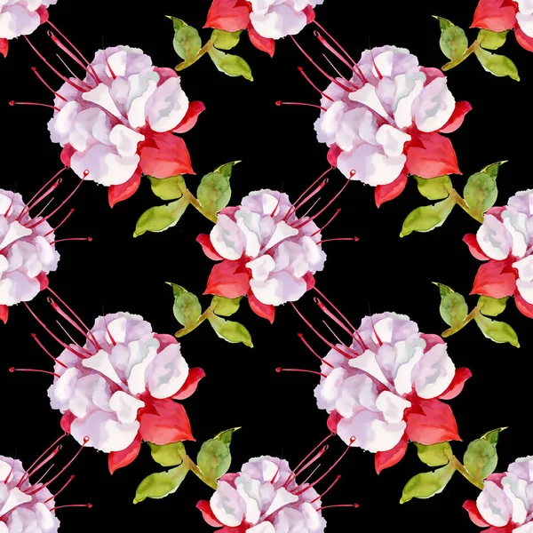Patroon met mooie bloemen — Stockfoto