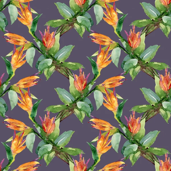 turuncu çiçekli desen