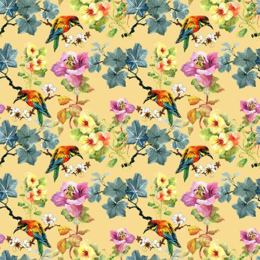 güzel çiçek desenli