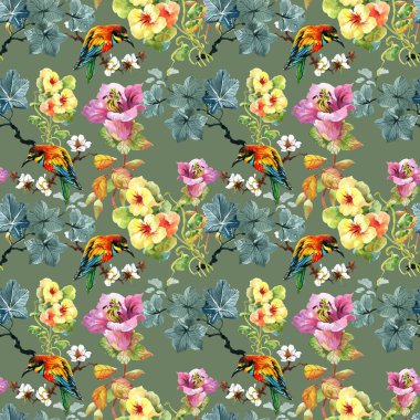 güzel çiçek desenli