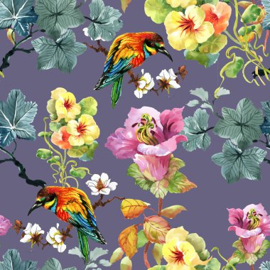 güzel çiçek desenli