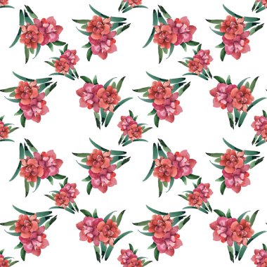 Suluboya çiçek el çekilmiş 