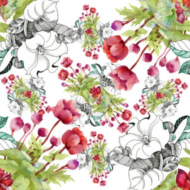 çiçek süsleme desen