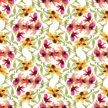 pembe ve sarı çiçekler 