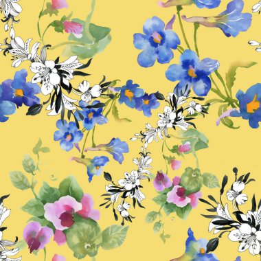 Fairytale suluboya çiçek