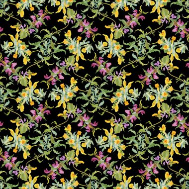 güzel çiçek desenli