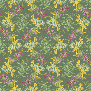 güzel çiçek desenli