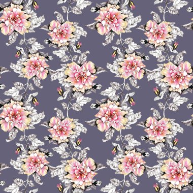 Güzel çiçekler ve yapraklar