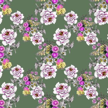 desen güzel güller ve çiçekler