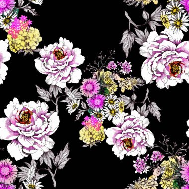 desen güzel güller ve çiçekler