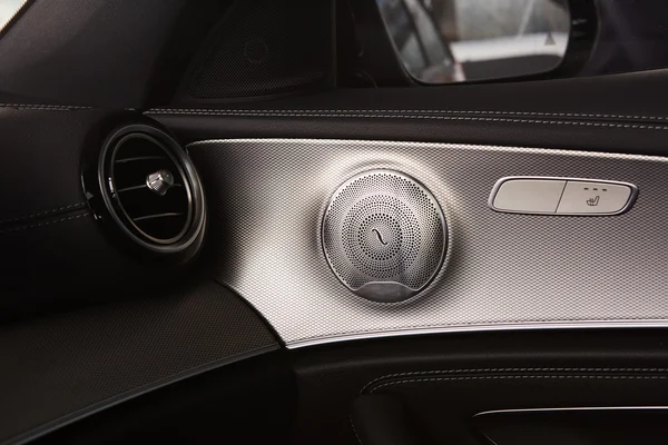 Elegant luxury car door interior — Stock Photo, Image