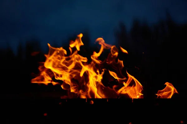 Fire flames background — Stock Photo, Image