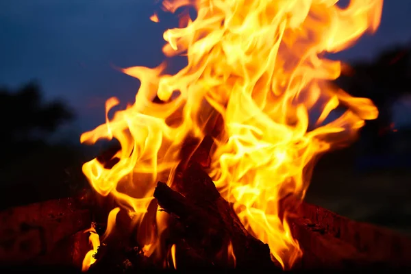 Fogo chamas fundo — Fotografia de Stock