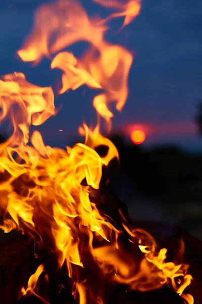 Alev arka plan ateş — Stok fotoğraf