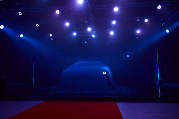 Закрыть новый автомобиль, спрятанный под прикрытием
.