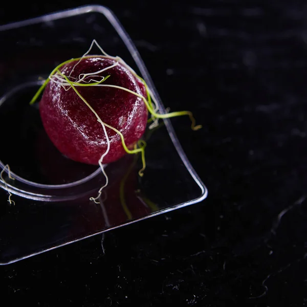 Appetizer of foie gras in jelly — Stock Photo, Image