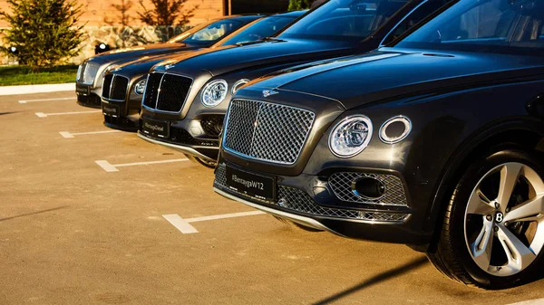 Kiev, Ucrânia - 14 de maio de 2014: Bentley Motorsport celebra a abertura de um novo centro de revendedores em Kiev — Fotografia de Stock