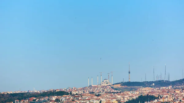 Camlica-Moschee im Bau — Stockfoto