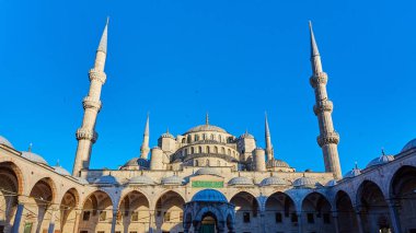 Sultanahmet Camii de denilen Sultan Ahmed Camii veya Sultan Ahmet Camii, Istanbul, Türkiye