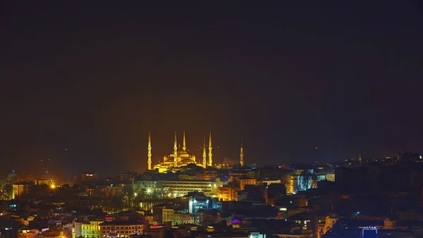 Nattlampor i Istanbul — Stockfoto