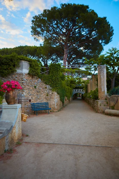 Вилла Cimbrone в Ravello Amalfi Coast Италия — стоковое фото