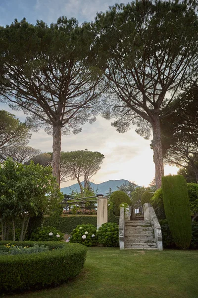 Вилла Cimbrone в Ravello Amalfi Coast Италия — стоковое фото