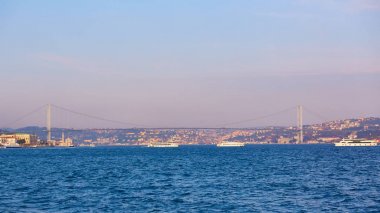 Boğaziçi Köprüsü. 15 Temmuz şehit köprü. 15 Temmuz Sehitler Koprusu.