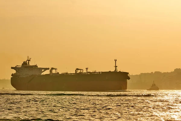 Logistica e trasporto della nave cargo internazionale. Trasporto merci, spedizione . — Foto Stock