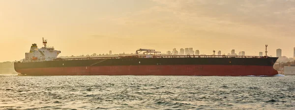 Lojistik ve taşımacılık uluslararası konteyner kargo gemisi. Navlun taşımacılık, nakliye. — Stok fotoğraf