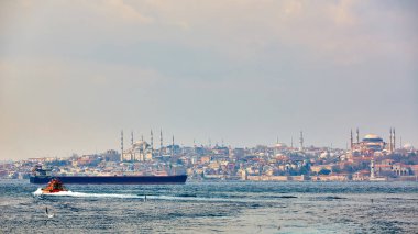 Aya Sofya, mavi Camii, Türkiye ile Istanbul Panoraması