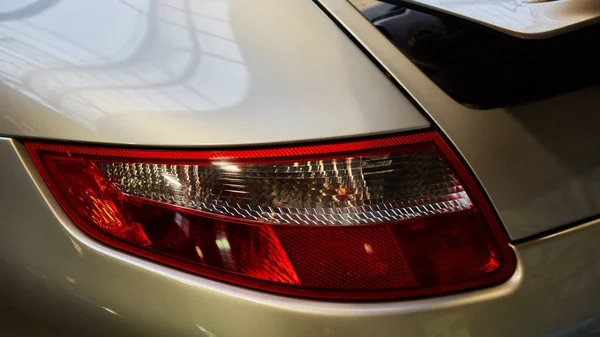 Closeup of the tail lights of a classic — Stock Photo, Image