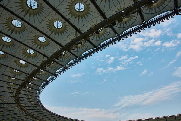 Look over stadium roof — Stock Photo, Image