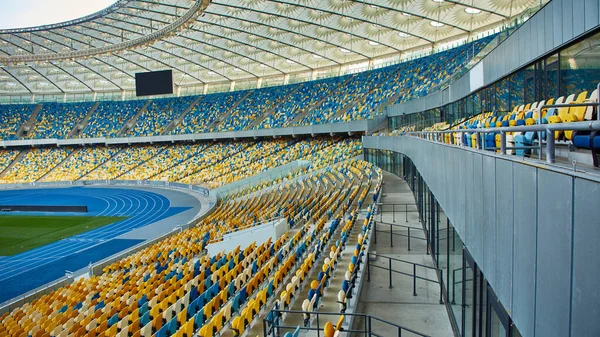Huge Empty Football Arena — Stock Photo, Image